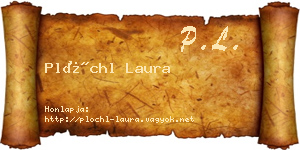 Plöchl Laura névjegykártya