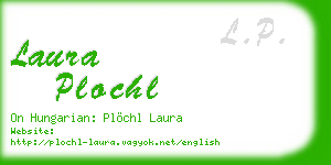 laura plochl business card